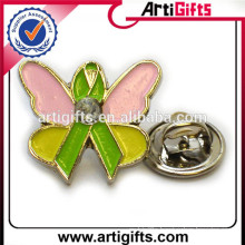 Best quality metal custom butterflies lapel pins